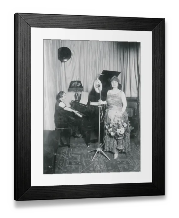 Framed Print : Cecile Arden in Studio Framed Print : Cecile Arden in Studio