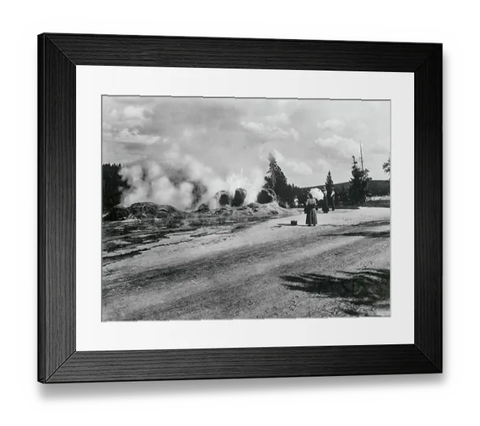 Framed Print : Grotto Geyser Framed Print : Grotto Geyser