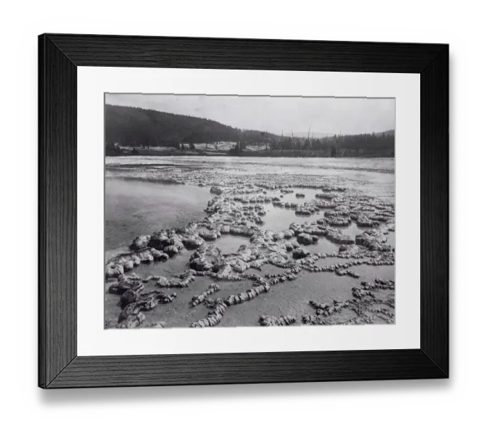 Framed Print : Sapphire Pool and Biscuit Basin Framed Print : Sapphire Pool and Biscuit Basin