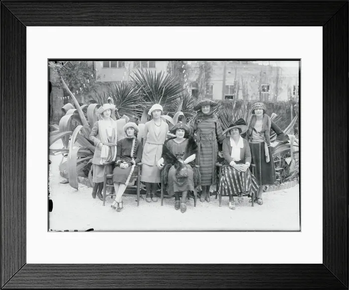 Framed Print : Women Posing Together Framed Print : Women Posing Together