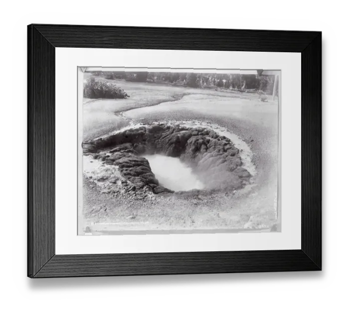 Framed Print : View of Bathtub Geyser Framed Print : View of Bathtub Geyser