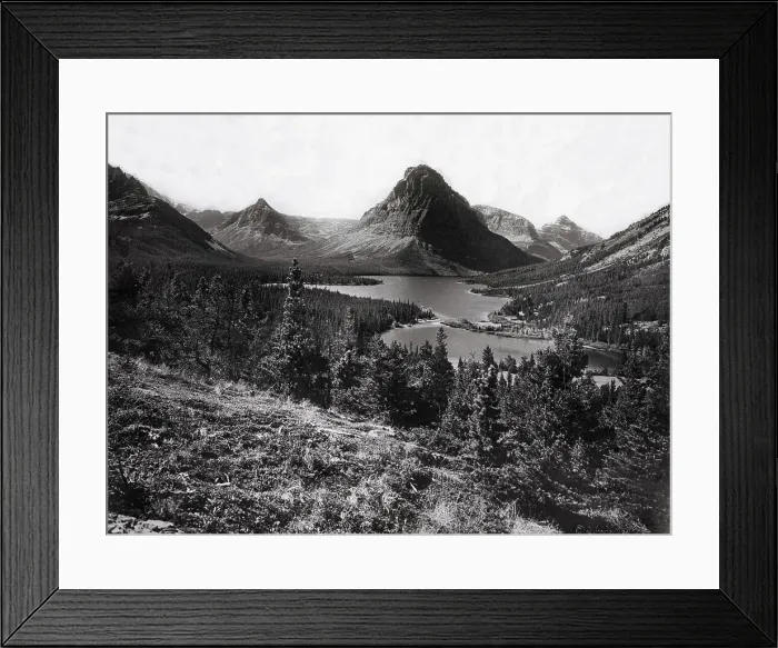 Framed Print : Two Medicine Take and Mount Rockwell