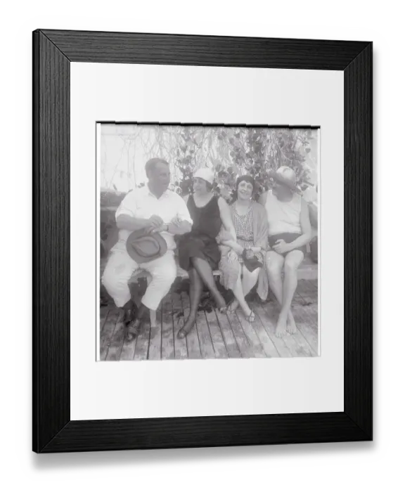 Framed Print : Friends and Family Sitting Together Framed Print : Friends and Family Sitting Together