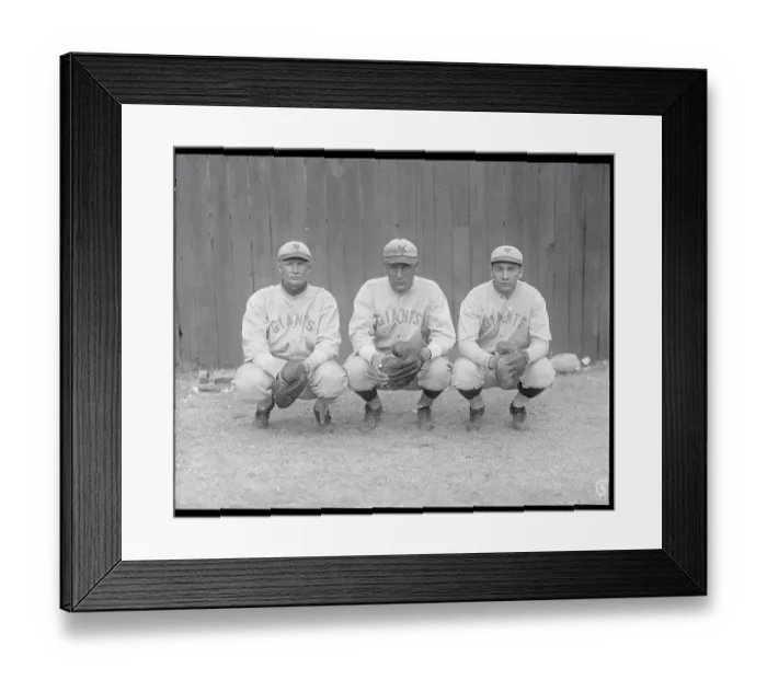 Framed Print : Giants Baseball Players Framed Print : Giants Baseball Players