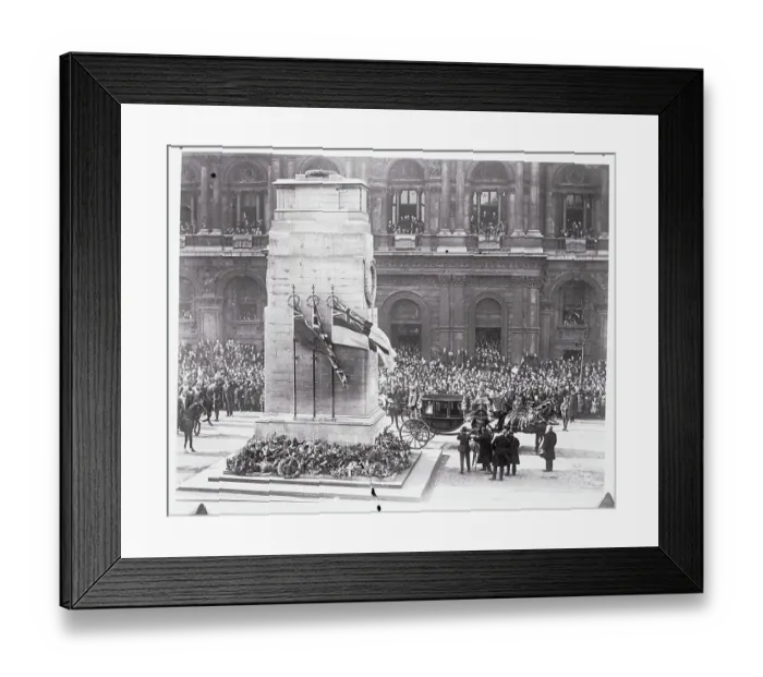 Framed Print : Princess Mary's Wedding Coach Near London's Cenotaph 1922 Framed Print : Princess Mary's Wedding Coach Near London's Cenotaph 1922