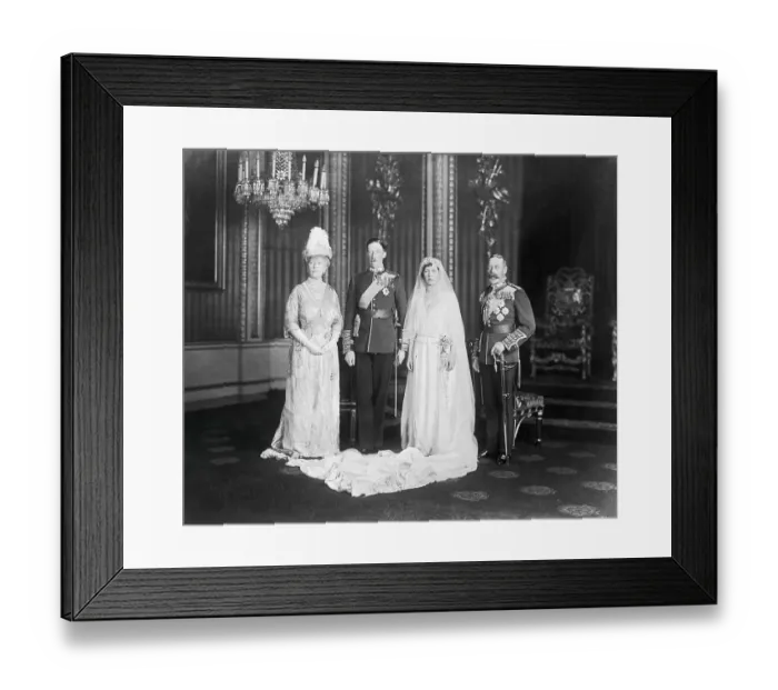 Framed Print : Princess Mary Posing with Royal Family Members