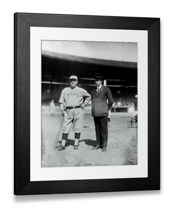 Framed Print : McGraw and Bill Klem Framed Print : McGraw and Bill Klem