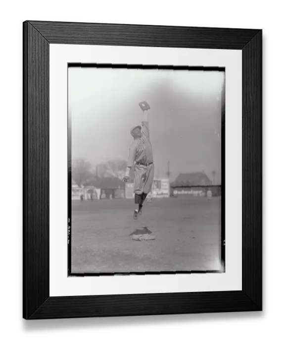 Framed Print : Heinie Groh Making a Catch Framed Print : Heinie Groh Making a Catch