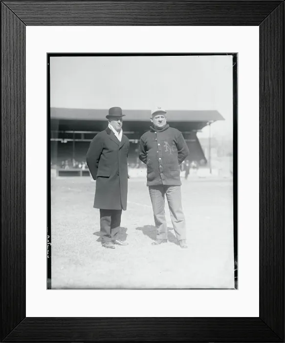 Framed Print : Billy Gilbert Talking with McGraw Framed Print : Billy Gilbert Talking with McGraw