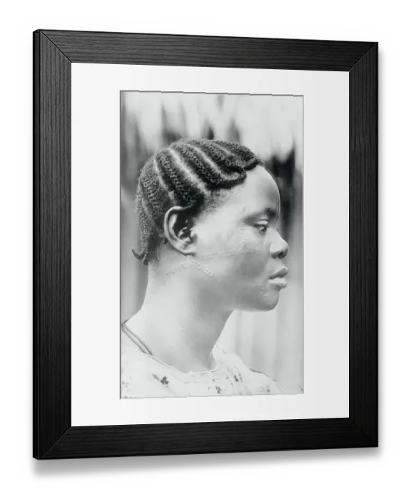Framed Print : Kjoh Female Wearing Cornrow Braids Framed Print : Kjoh Female Wearing Cornrow Braids