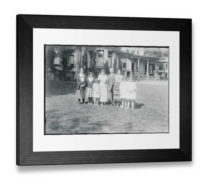Framed Print : Portrait of Governor Nathan L. Miller with Family Framed Print : Portrait of Governor Nathan L. Miller with Family