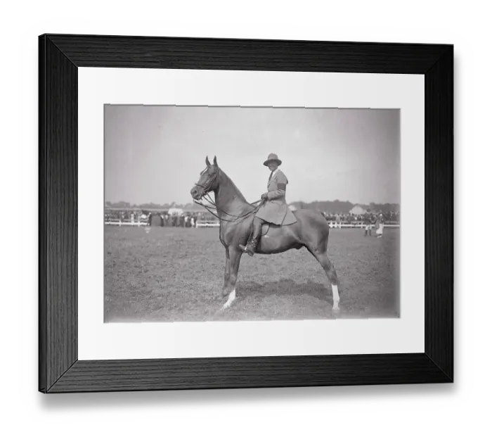 Framed Print : Eleanor Sears on Horseback Framed Print : Eleanor Sears on Horseback