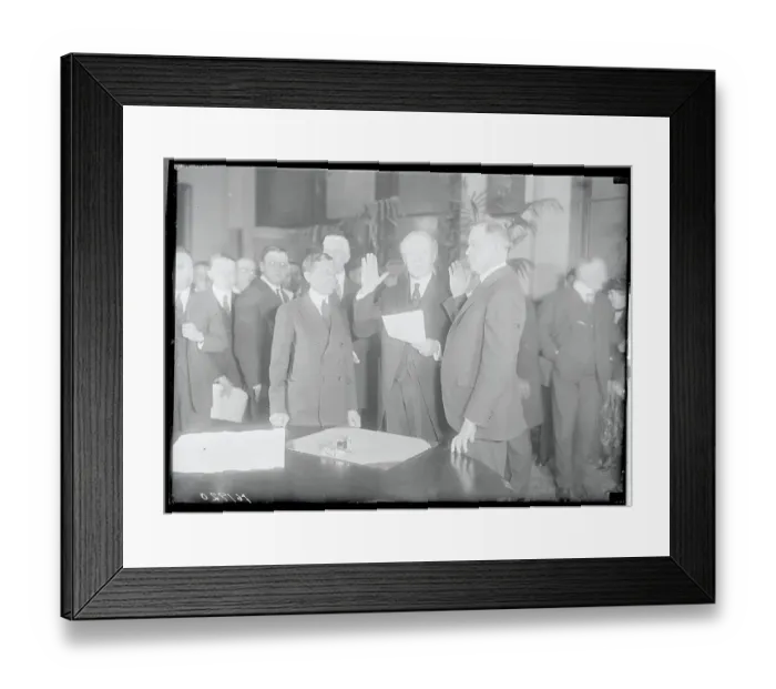 Framed Print : Herbert Work and Others at Postmaster Ceremonies Framed Print : Herbert Work and Others at Postmaster Ceremonies