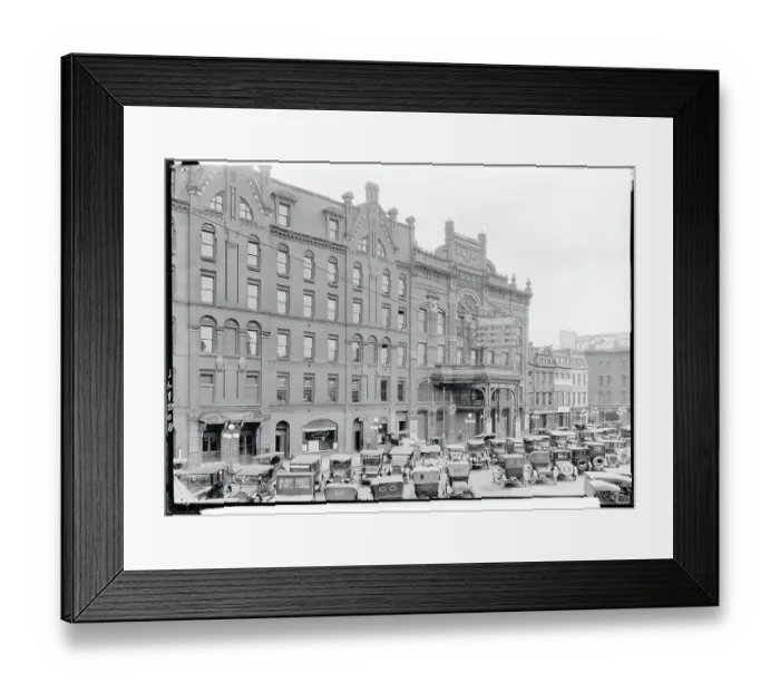 Framed Print : View of Opera House in Syracuse Framed Print : View of Opera House in Syracuse