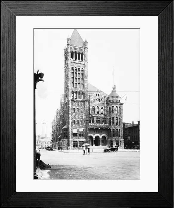 Framed Print : View of Syracuse City Hall Framed Print : View of Syracuse City Hall