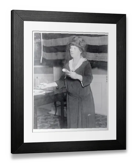 Framed Print : Wife of Senator Robert LaFollette Framed Print : Wife of Senator Robert LaFollette
