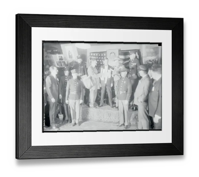 Framed Print : View of Will Hays Resignation Party Framed Print : View of Will Hays Resignation Party