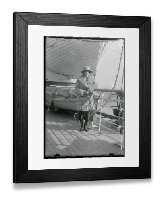 Framed Print : Portrait of Barbara Guggenheim Framed Print : Portrait of Barbara Guggenheim
