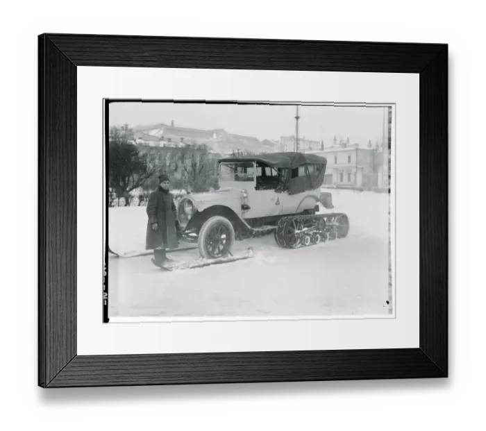 Framed Print : View of Russian Auto Sled Framed Print : View of Russian Auto Sled