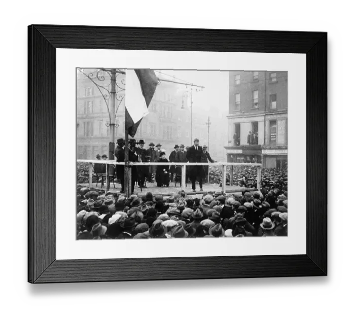Framed Print : Eamonu De Valera Speaking Framed Print : Eamonu De Valera Speaking