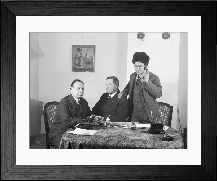 Framed Print : Bill Haywood with American IWW Members Framed Print : Bill Haywood with American IWW Members