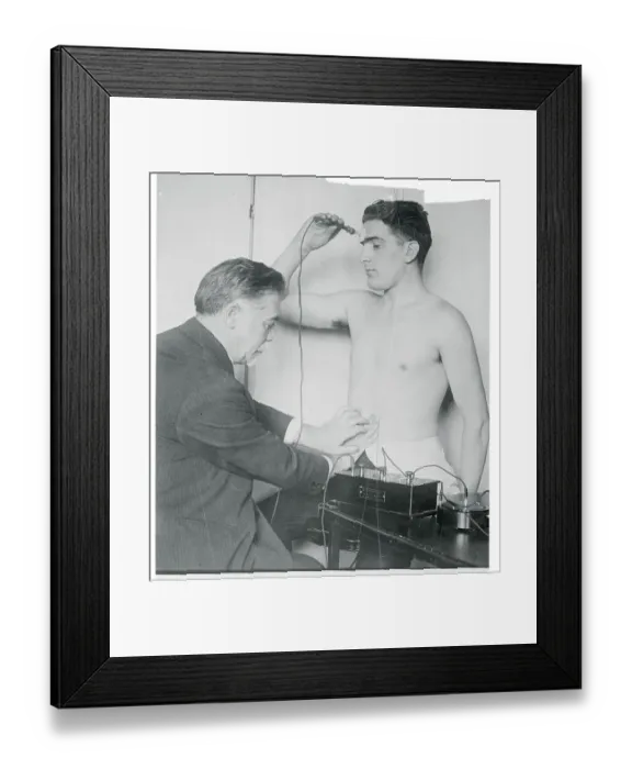 Framed Print : Dr. Abrams Practicing Medicine Framed Print : Dr. Abrams Practicing Medicine