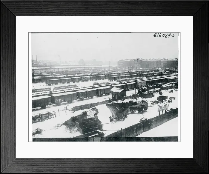 Framed Print : View of Freight Train Stations Framed Print : View of Freight Train Stations