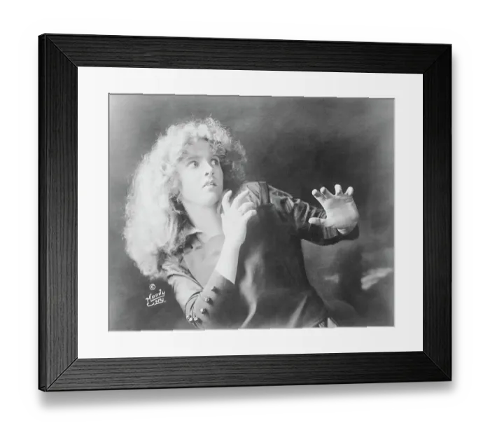 Framed Print : Mary Miles Minter Gesturing Framed Print : Mary Miles Minter Gesturing