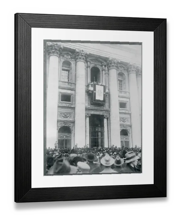 Framed Print : Announcing Election for New Pope Framed Print : Announcing Election for New Pope