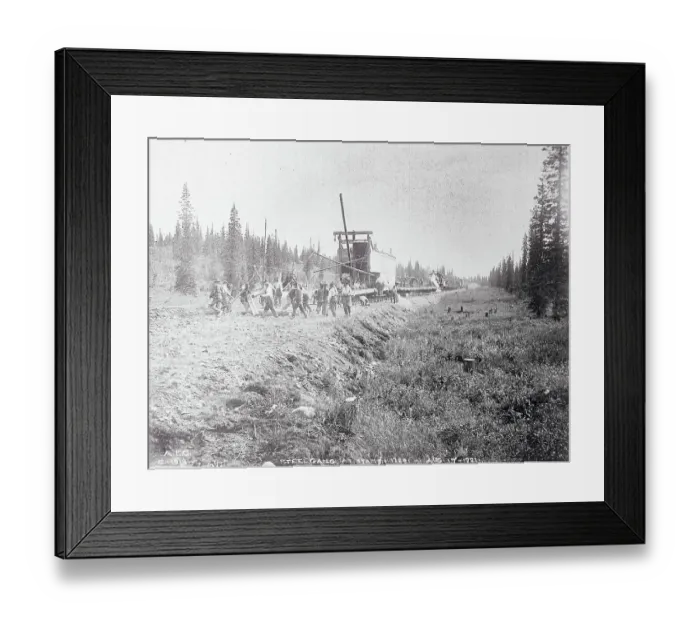Framed Print : Steel Gang at Station 152 Framed Print : Steel Gang at Station 152