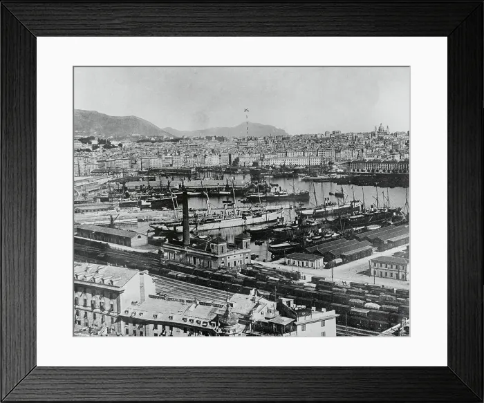 Framed Print : Panorama of Genoa, Italy Framed Print : Panorama of Genoa, Italy