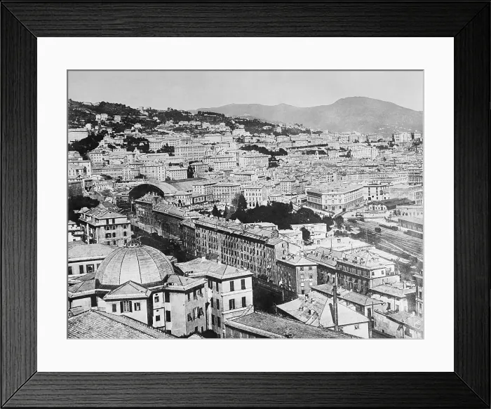 Framed Print : Panoramic View of Genoa Framed Print : Panoramic View of Genoa