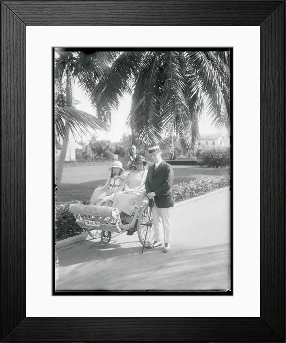 Framed Print : Portrait of John Willys and His Family Framed Print : Portrait of John Willys and His Family
