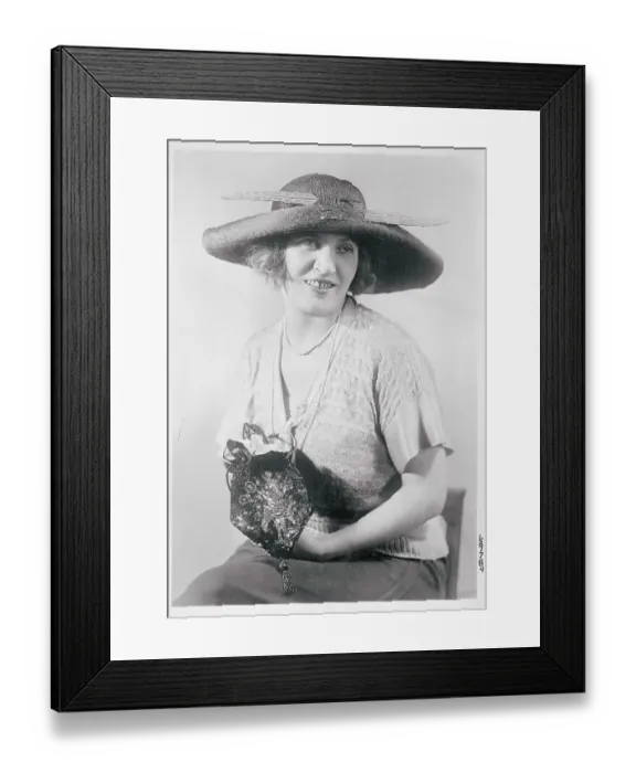 Framed Print : Portrait of Marie Novello Framed Print : Portrait of Marie Novello