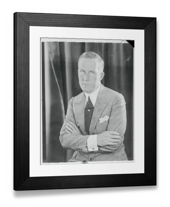 Framed Print : Portrait of William D. Taylor Framed Print : Portrait of William D. Taylor