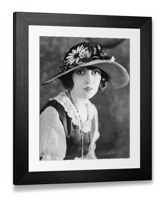 Framed Print : Waist Up Picture Of Mabel Normand Framed Print : Waist Up Picture Of Mabel Normand