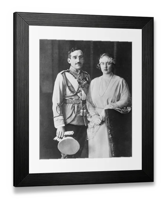 Framed Print : King Alexander and Princess Marie Framed Print : King Alexander and Princess Marie