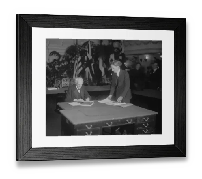 Framed Print : Arthur Balfour at Desk Framed Print : Arthur Balfour at Desk