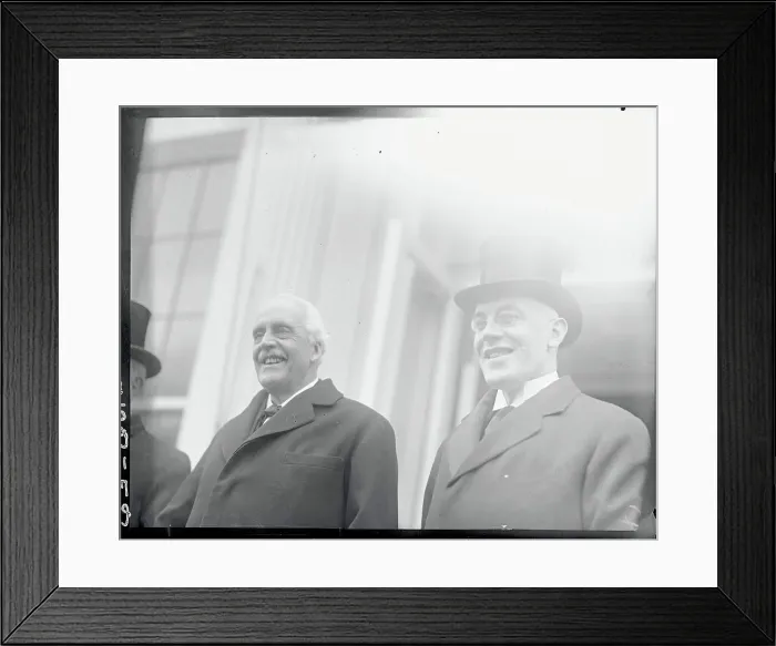 Framed Print : Portrait of Arthur Balfour and Auckland Geddes Framed Print : Portrait of Arthur Balfour and Auckland Geddes