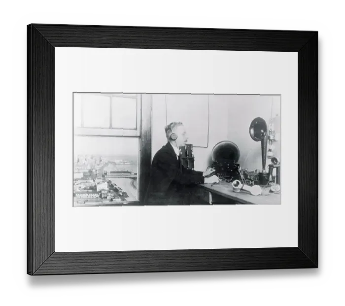 Framed Print : First Radio Station Framed Print : First Radio Station