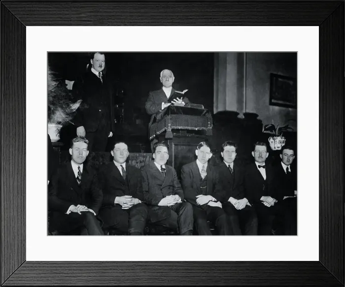 Framed Print : Mormon Church Officials Framed Print : Mormon Church Officials