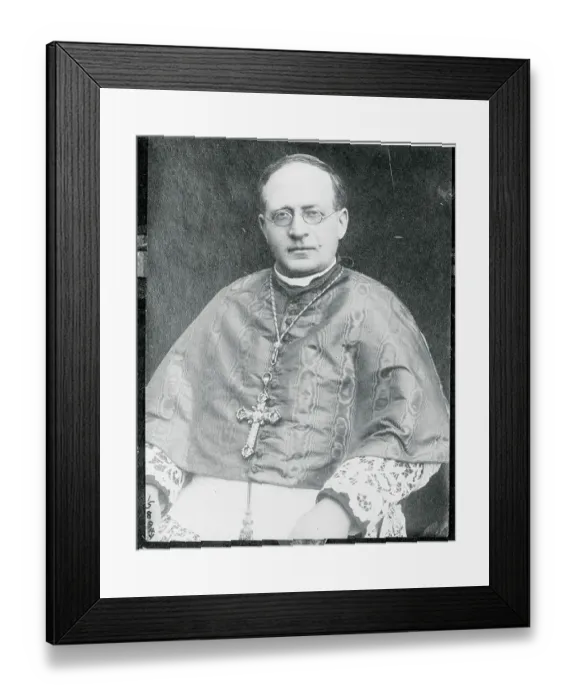 Framed Print : Portrait of Cardinal Ratti Framed Print : Portrait of Cardinal Ratti