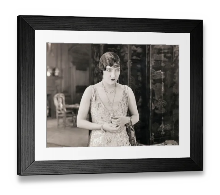 Framed Print : Movie Still of Gloria Swanson Framed Print : Movie Still of Gloria Swanson