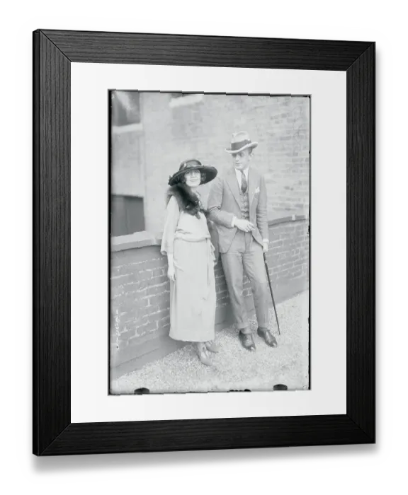 Framed Print : Charlotte Demarest and Edward George Zichy Framed Print : Charlotte Demarest and Edward George Zichy