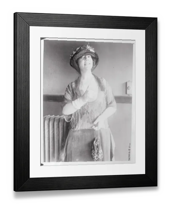 Framed Print : Portrait of Miss Frances Kennedy