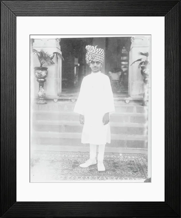 Framed Print : Young Maharajah of Bhaunagar Framed Print : Young Maharajah of Bhaunagar