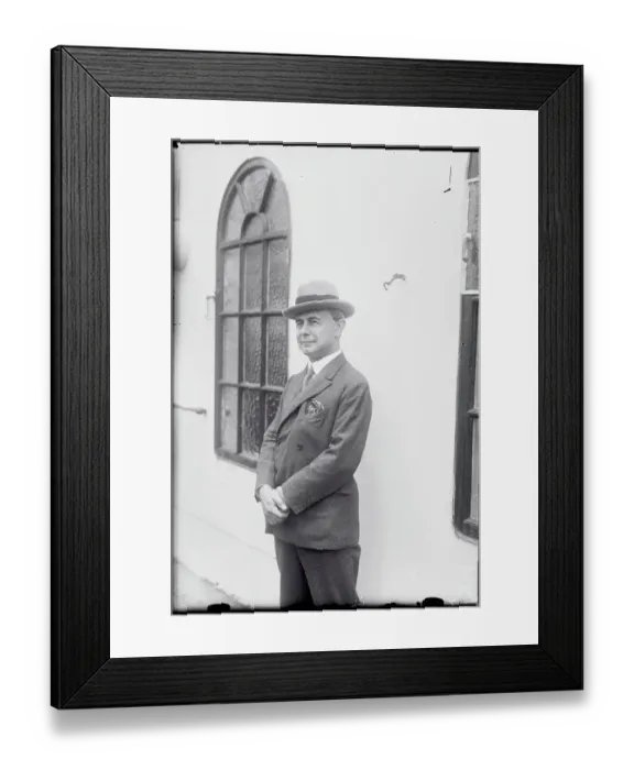 Framed Print : Portrait of Joseph Hoffman Framed Print : Portrait of Joseph Hoffman