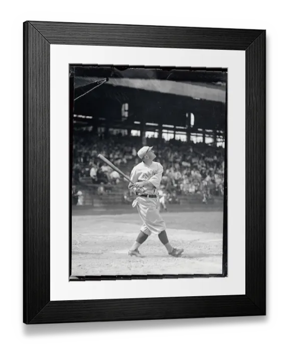 Framed Print : Casey Stengel in Batting Action Framed Print : Casey Stengel in Batting Action
