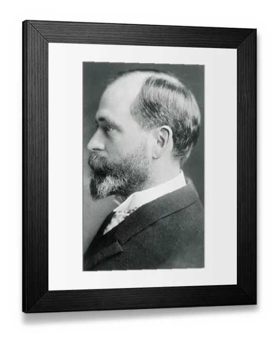Framed Print : American Economist Irving Fisher