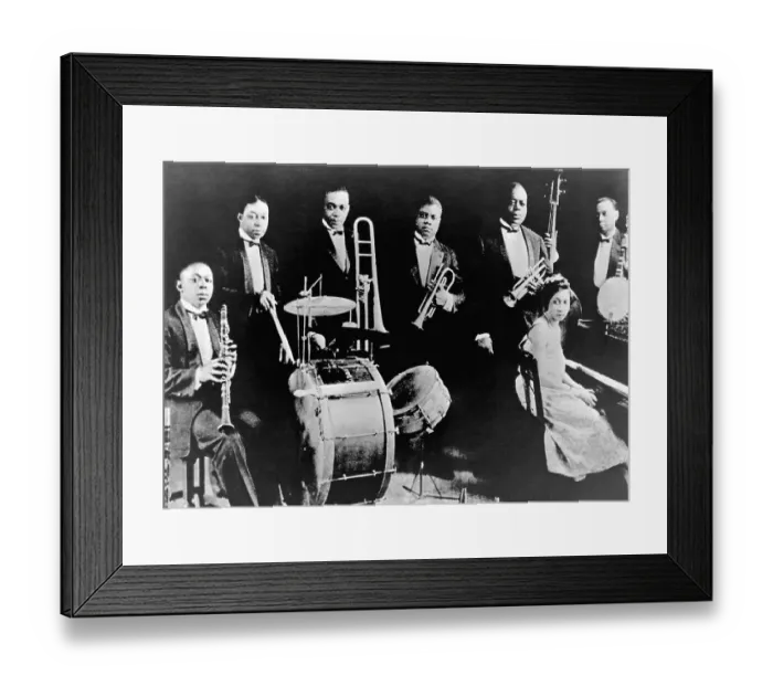 Framed Print : King Oliver's Creole Jazz Band Framed Print : King Oliver's Creole Jazz Band